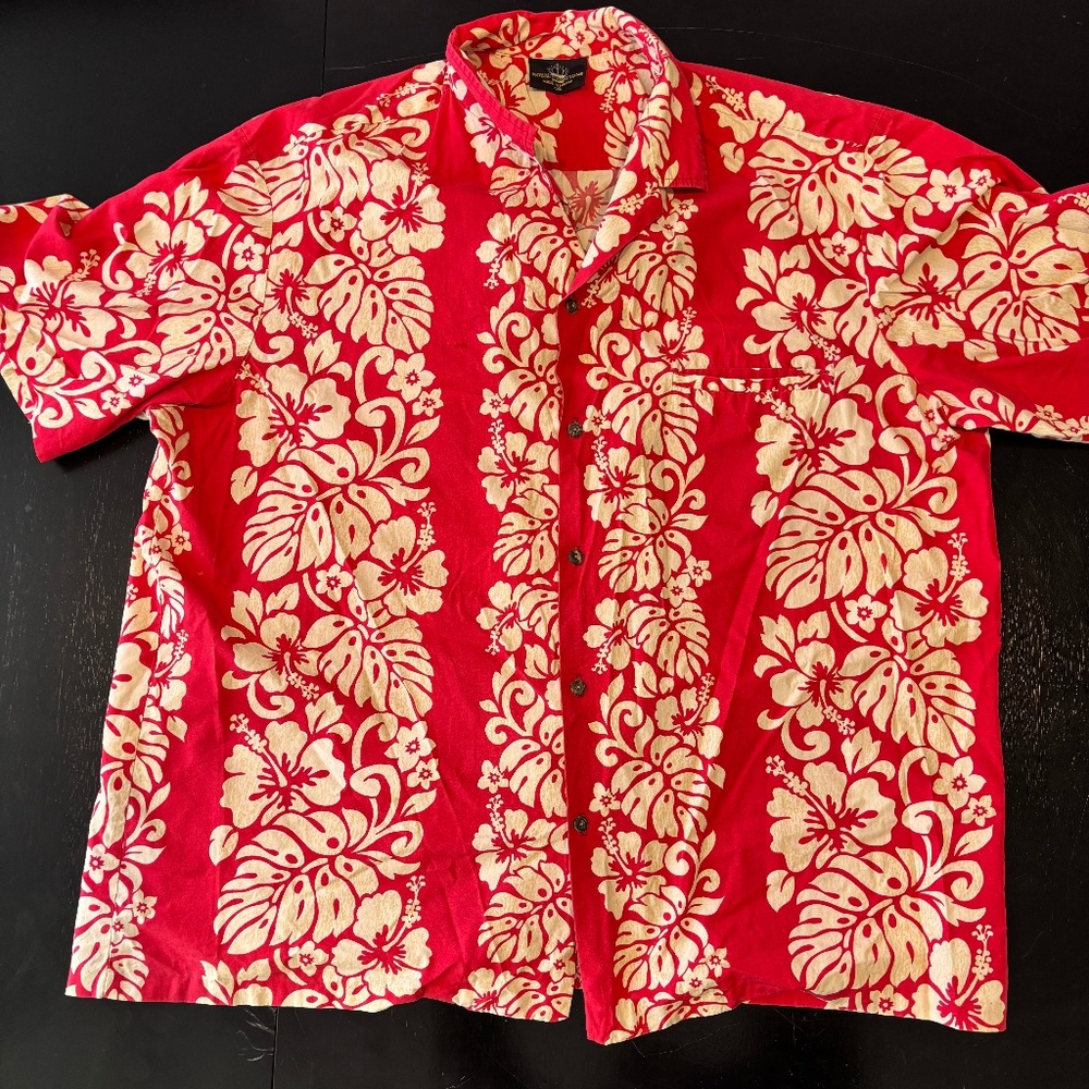Made in Hawaii Men’s Button Down Aloha Shirt Size XXL